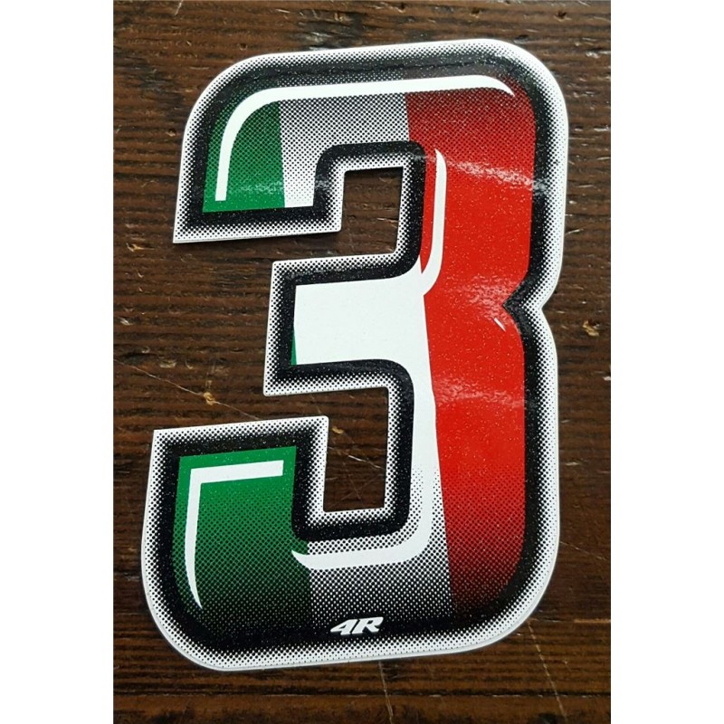 Striscia adesiva 3D 4R bandiera Italiana - Norauto