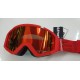 Maschera motocross DIRT di ETHEN MX05 red /red lurex