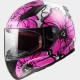 LS2 casco integrale RAPID FF353 Poppies white pink