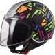 Casco LS2 OF558 SPHERE LUX CRISP Black H-V Yellow