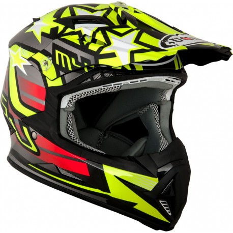 Casco cross Suomy Rumble Freedom yellow/anthracite