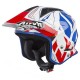 Casco On-Off  Jet Airoh TRR S Convert Blu Lucido