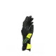 DAINESE CARBON 3 SHORT GLOVES  Black/Charcoal-Gray/Fluo-Yellow