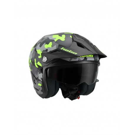 HEBO CASCO/HELMET TRIAL ZONE 5 KAMU LIME