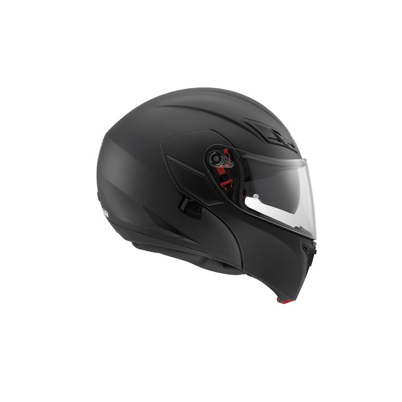 CASCO AGV MODULARE COMPACT ST PLK E2205 MONO - MATT BLACK - Il Centauro sas