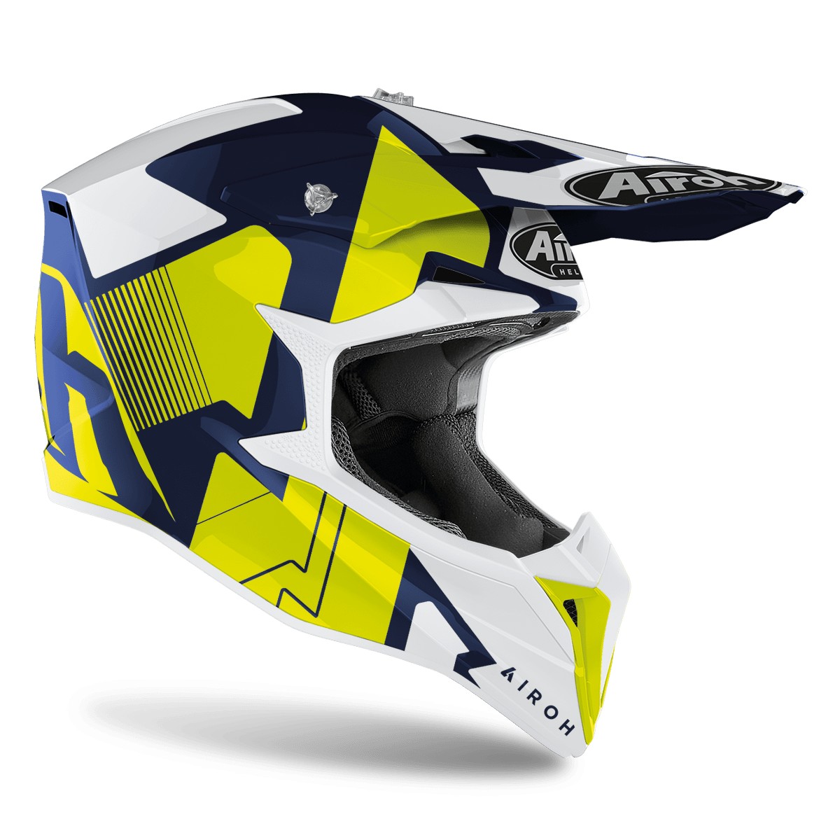 Casco Cross Airoh TWIST Great yellow gloss - Il Centauro sas