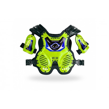 Pettorina Motocross Shockwave Chest Protector da bambino bianca - U