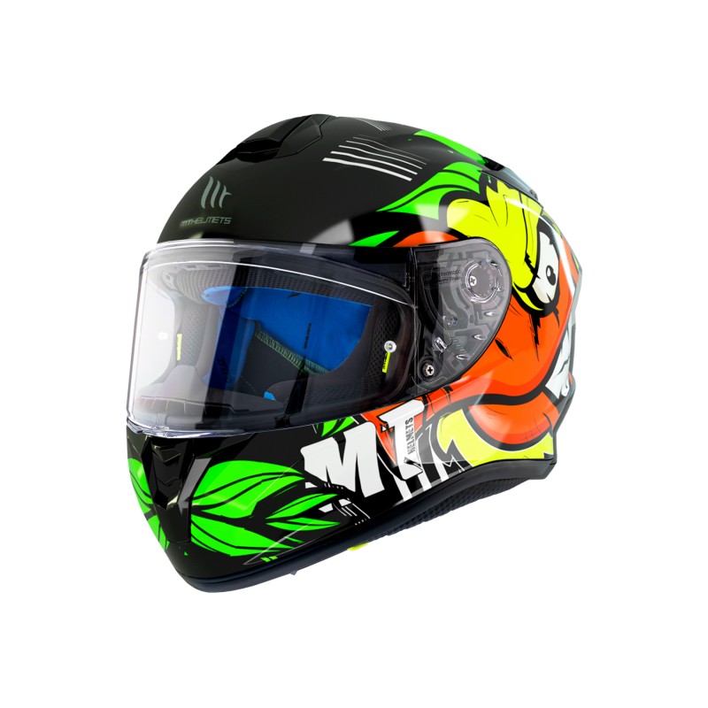 CASCO INTEGRALE MT Targo TRUCK A2 MATT FLUOR YELLOW - Il Centauro sas