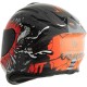 CASCO INTEGRALE MT Targo KRAKEN A1 GLOSS GREY & RED