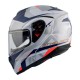 CASCO MODULARE MT ATOM SV SKILL A0 BIANCO-BLU-ROSSO FLUO