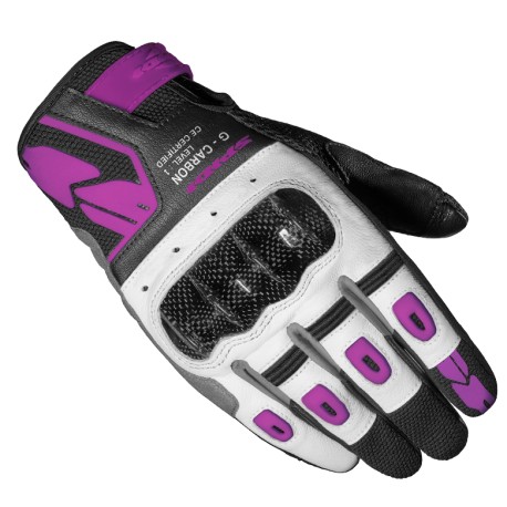 Guanto SPIDI G-Carbon Donna NERO/FUCSIA