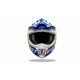 CASCO MOTOCROSS UFO INTREPID BLU E GIALLO FLUO LUCIDO