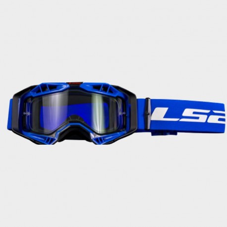 MASCHERA DA CROSS LS2 AURA ENDURO SERIES BLACK BLUE