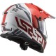 CASCO ADVENTURE LS2 MX 436 PIONEER EVO EVOLVE RED WHITE