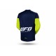 MAGLIA UFO PLAST MOTOCROSS KIMURA DA BAMBINO BLU E GIALLO FLUO