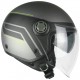 Casco Moto Jet Ska-P 1SHG ZEN CITY Antracite Giallo fluo satinato