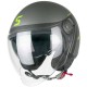 Casco Moto Jet Ska-P 1SHG ZEN CITY Antracite Giallo fluo satinato