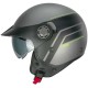 Casco Moto Jet Ska-P 1SHG ZEN CITY Antracite Giallo fluo satinato