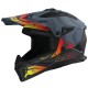 CASCO CROSS LS2 MX708 FAST II WASH MATT